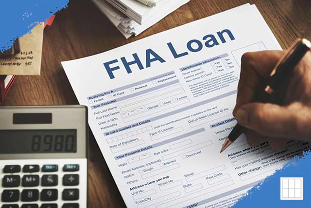 person-completing-fha-loan-paperwork